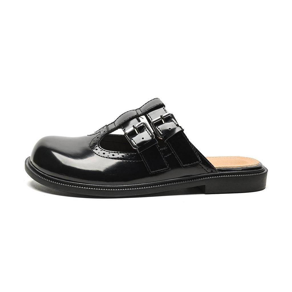 939-39 Вейвей Туфли-мюли с открытым носком: Женские летние французские тапочки