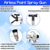 14 Airless Paint Spray Guns, Equipped with Nozzle Protection Covers, Nozzles, and Airless Paint Spray Gun Filters for Spray Machines