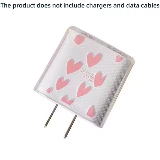 5Pcs/1Set Butterfly Charger Protective Case for iPhone 18W/20W Fast Charging Cable Data Anti-Break Charger Protective Rope