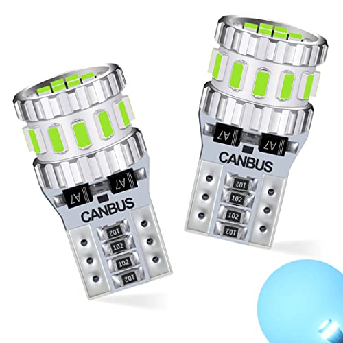 

Светодиод T10 супер яркий ледяной синий 2 шт. встроенный компенсатор светодиод T10 3014 светодиодный чип 18 шт. 12 В автомобильный габаритный фонарь/лампочка номерного знака/подсветка номерного знака/комната L