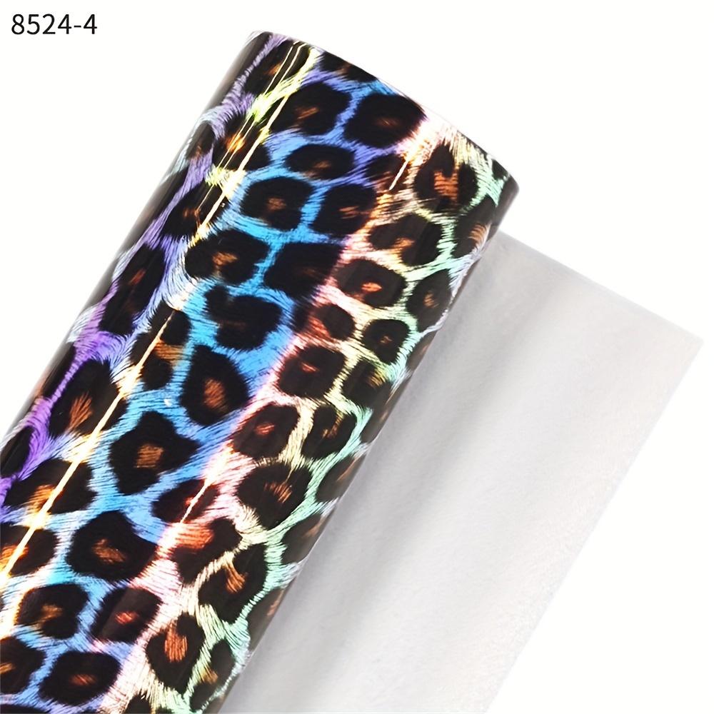 

Лазерный Синий Свет Симфония Леопардовый Принт ПВХ Зеркальный ПУ Кожа Материал, Декоративный Материал для Чемоданов и Обуви, Ткань для Сумок