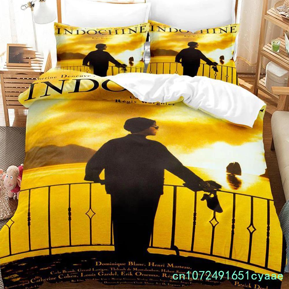 3D-gedrucktes Bettwäsche-Set „Indochine Rock“ mit Kissenbezug, erhältlich in den Größen Einzelbett, Doppelbett, Queensize und Kingsize, inklusive Bettbezug-Sets für Kinderzimmer.