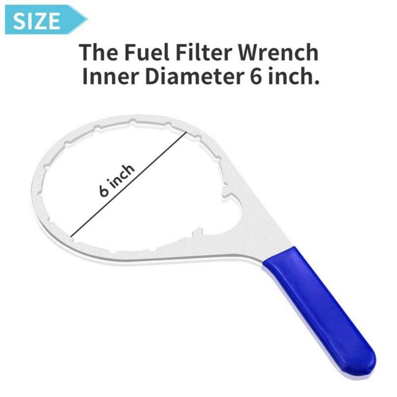 Filter Entlüftungskappen Schlüssel 6-Zoll Automobil Motorfilterschlüssel Hochpräzises Verriegelungs-Installationswerkzeug Für Kleinwagen LKW SUV