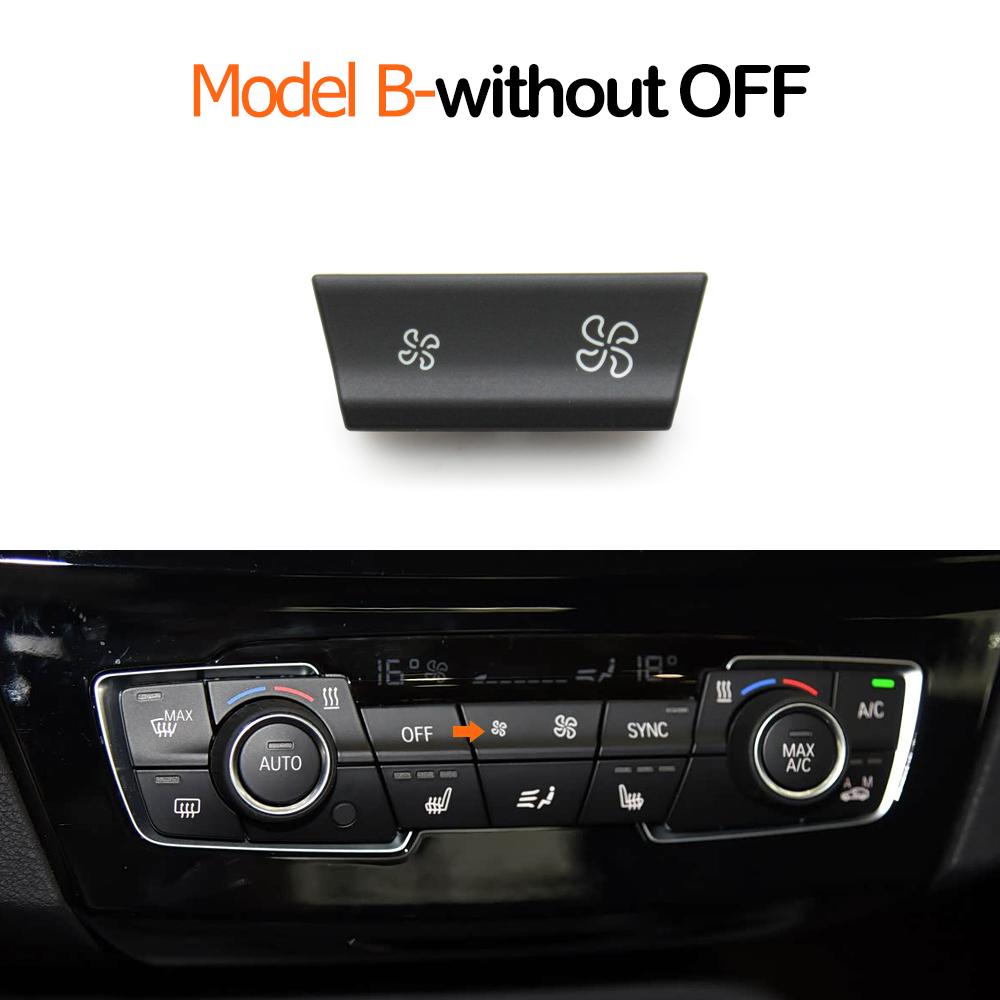 Car Dashboard Air Conditioner AC Button Wind Volume Fan Climate Control Switch For BMW 1 2 Series X1 X2 F52 F45 F46 F48 F49 F39