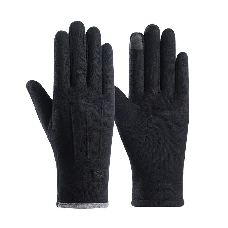 Warm Gloves for Women, Winter Men, Outdoor Cycling, Driving, Sports Cycling, with Fleece, Autumn and Winter Couple Gloves