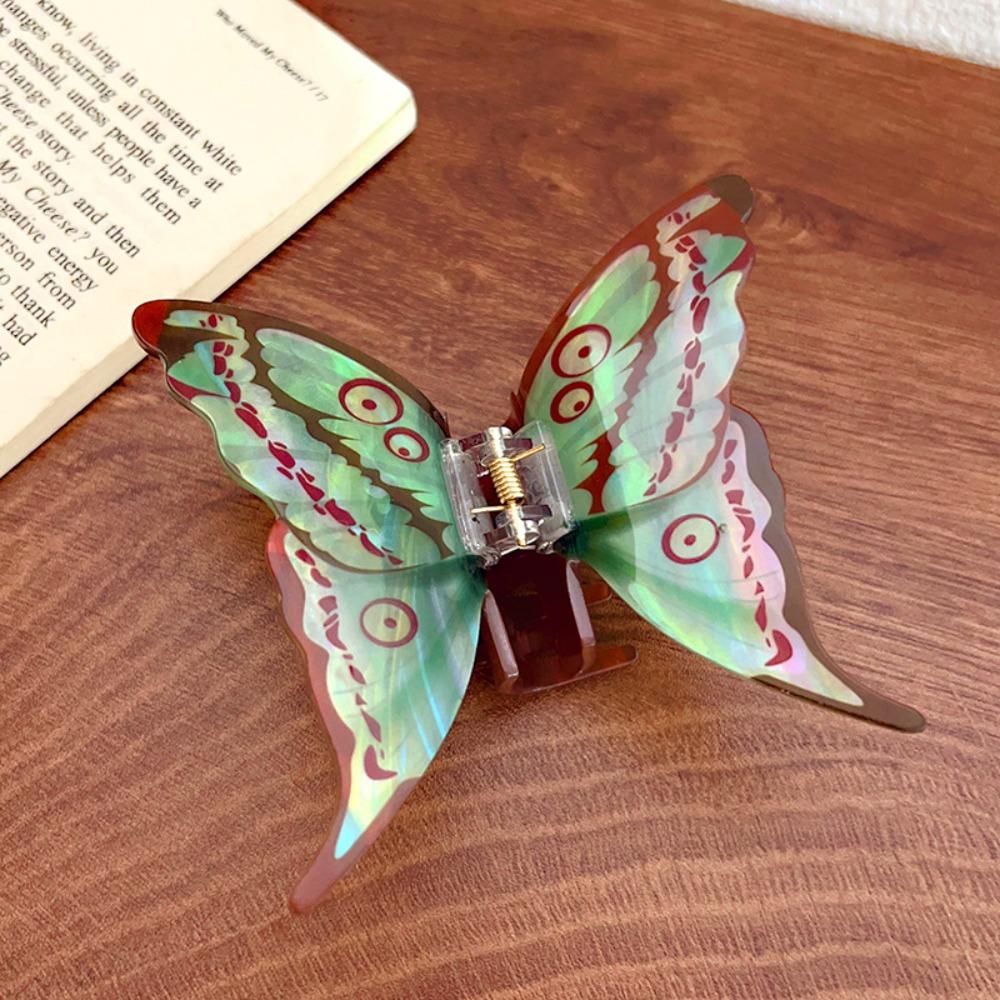 

High-end Simulated Butterfly Hair Shark Clip Temperament Grip Clip Hair Claw Hair Clips Headwear 04