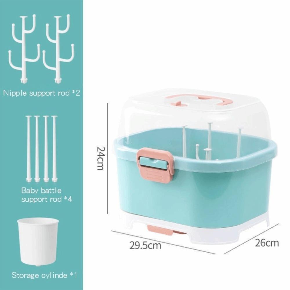 Plastic Toddler Bottle Drying Rack Large Capacity Bottle Rack  Nursery Organization