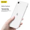ESCASE IPhone SE 3 Case, Full Protection Anti-Scratch Anti-Drop, Matte Texture Soft, Suitable for SE/7/8/SE2/SE3, White