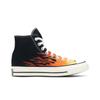 Chuck 70 Hi 'Flames' (Unisex) Black / Enamel Red / Bold Mandarin Canvas Shoes 165024C
