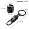 Car Wheel Tire Valve Stems Cap With Keychain Keyring Badge For MINI One Cooper JCW Countryman Clubman Cabrio Paceman Coupe njbwy33