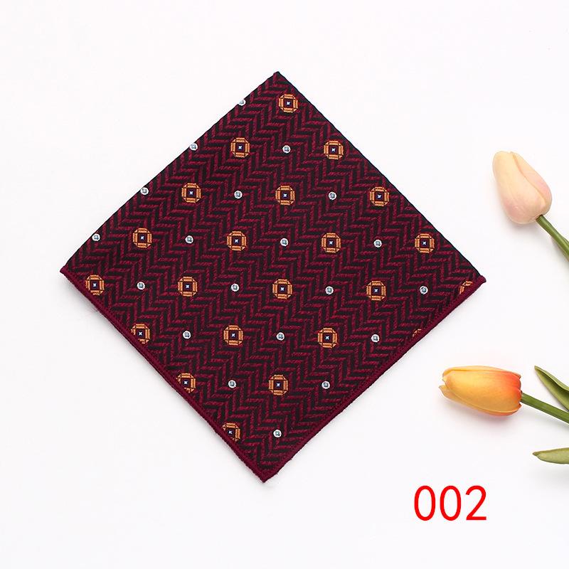 Rael Herrenkleid Businessanzug Einstecktuch Muster Brusttuch Taschentuch Bankett Kleines quadratisches Tuch Anzug Accessoires
