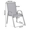 Sofotel So-980 Textiel Tuinstoelen, Set Van 4