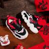 Anta Kids Comfortable Shock Absorbing Wear Resistant Low Top Walking Shoes Baby Shoes Black White Red 312410013-1
