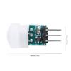 IR Pyroelectric Infrared PIR Human Sensor Module Adjustable AM312 Sensor Human Motion Detector High Sensitivity DC 2.7-12V