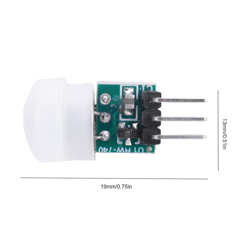 IR Pyroelectric Infrared PIR Human Sensor Module Adjustable AM312 Sensor Human Motion Detector High Sensitivity DC 2.7-12V