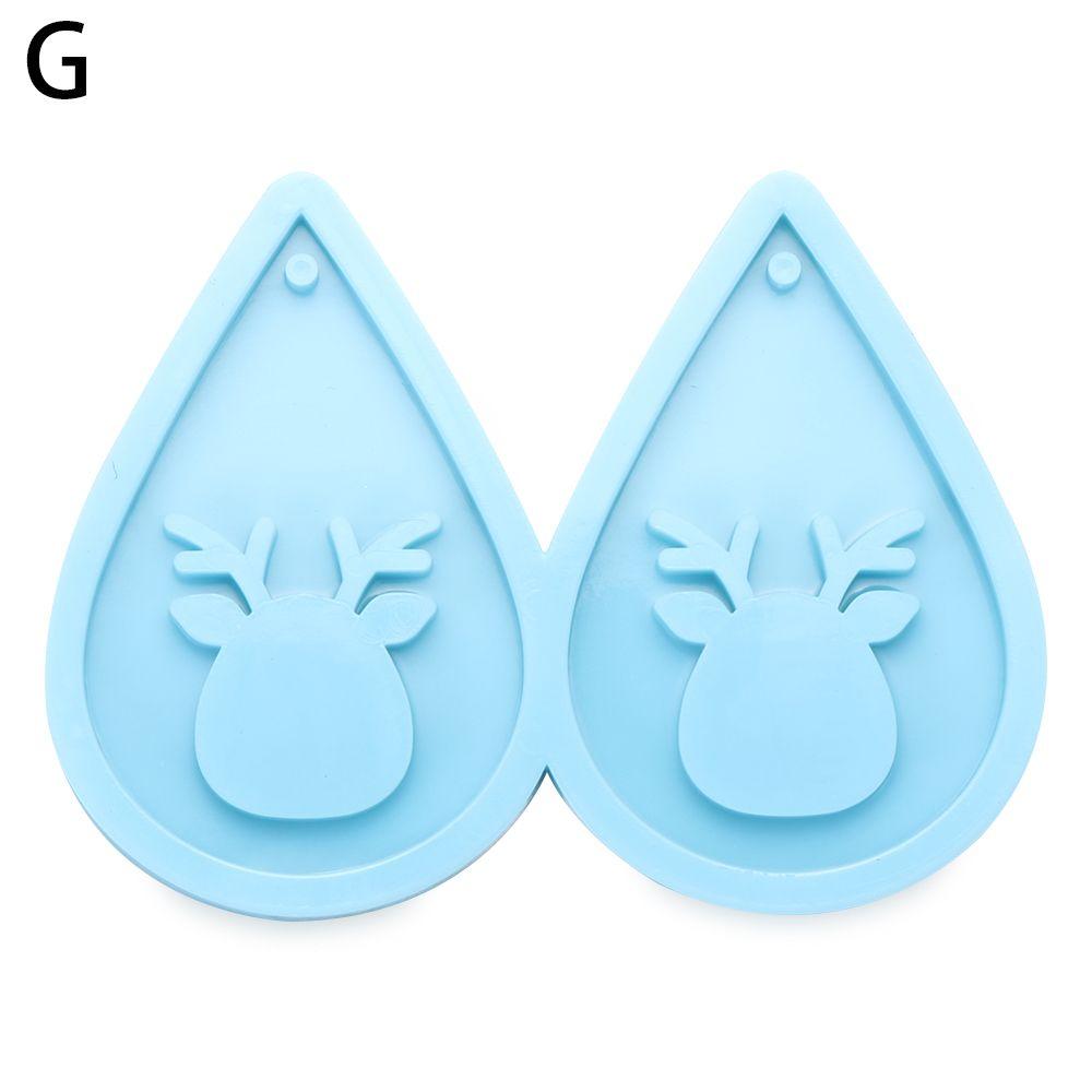 Crystal Jewelry Making Tools Pendant Molds Merry Christmas Earrings Resin Mold Resin Silicone Mould