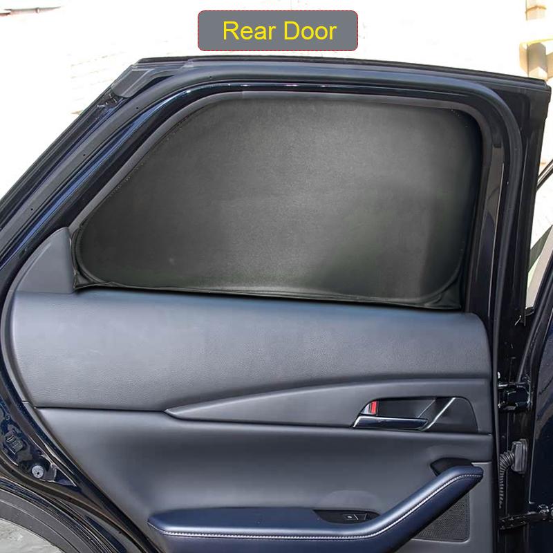 Car Black Window Privacy Sunshade For MAZDA CX-30 DM 2019-Present Auto Anti-UV Heat Insulation Protect Cover Interior Accessory