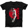 Ghost In The Shell Japoński Kult Słońca Film Mem Prezent dla Gracza T-shirt Czarny 481