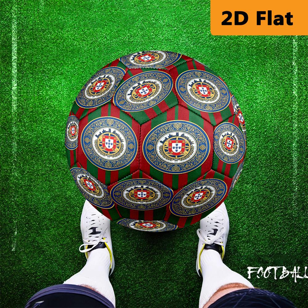 Royal Emblem Fabric Football Suitable for Both Training and Competition Suitable for Training, Competition, and Indoor and Outdoor Sports.