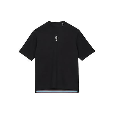 Trophy Room X SS24 American Vintage Logo Print Crew Neck Short Sleeve T-Shirt Men Tops Black FQ3845-010