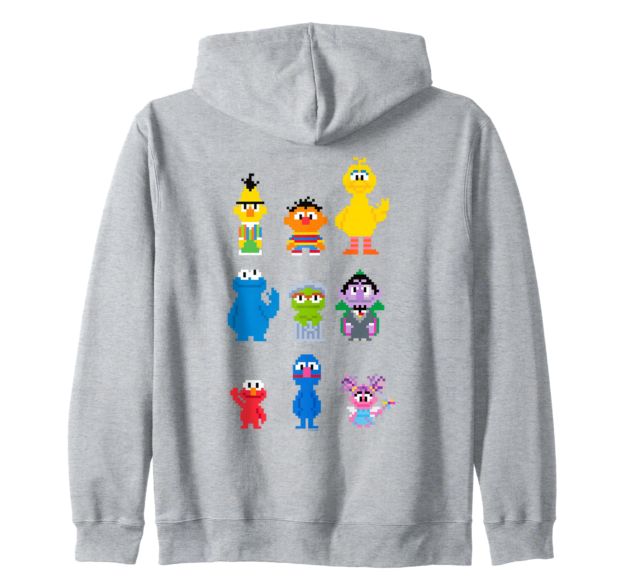 

Sesame Street 8-Bit Group Zip Hoodie