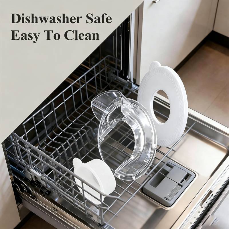 For Kitchen Aid Steel Mixing Bowl Fermentation Lid With Splash Cover For Home Baking