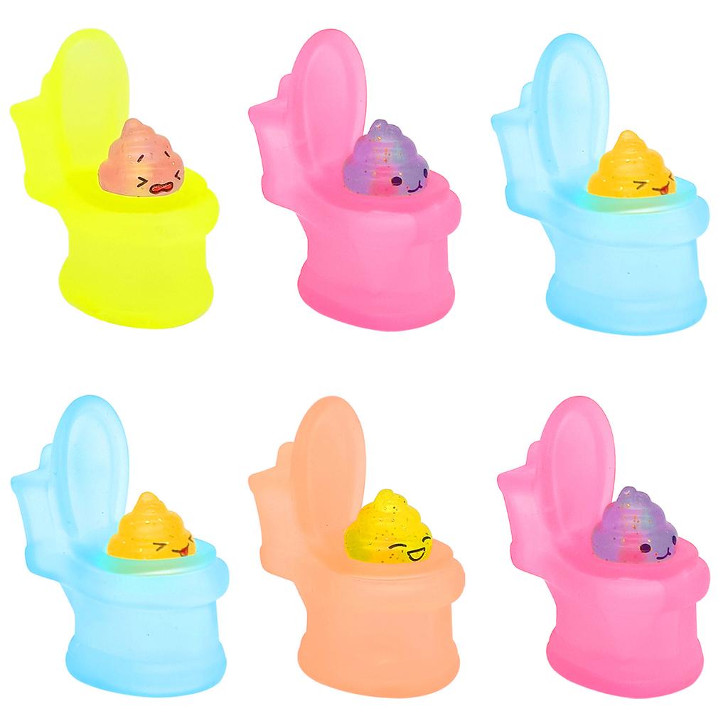 Mini Toalett Squeeze Cup Squishy Leksaker Pop Up Roliga Fidget Leksaker Stresslindring Avslappning Sensoriska Leksaker för Barn Festfavoriter