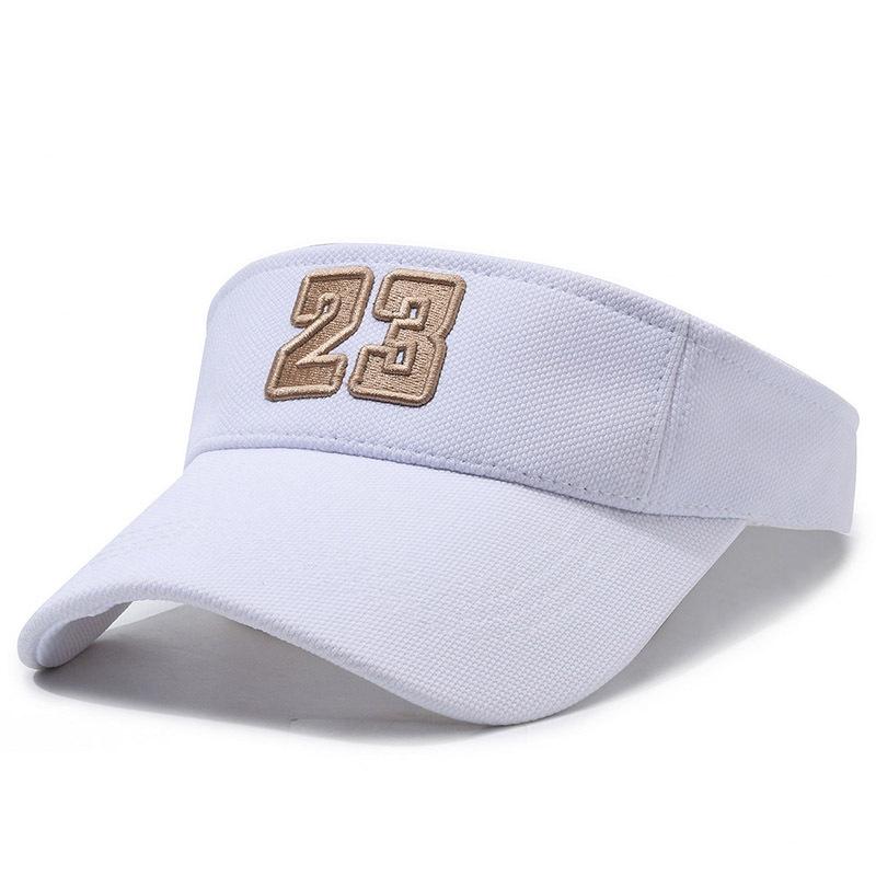 Men Women Summer Embroidery Digital Empty Top Hat Sunscreen Sunshade Cap