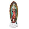 Virgin Mary Statue 11.8 Inches Our Lady of Guadalupe Figurine Hand Painted