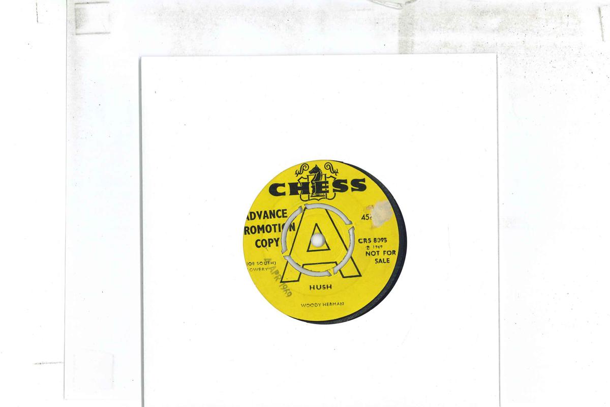 

7inch Record WOODY HERMAN Hush Light My Fire CRS8095PROMO CHESS 1969 UK Jazz Used