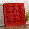 16x16cm Silicone Ice Mold 6-Grid Silicone Ice Molds For Freezer Reusable Easy Release Cube Maker Kitchen Gadgets Race Car Shape