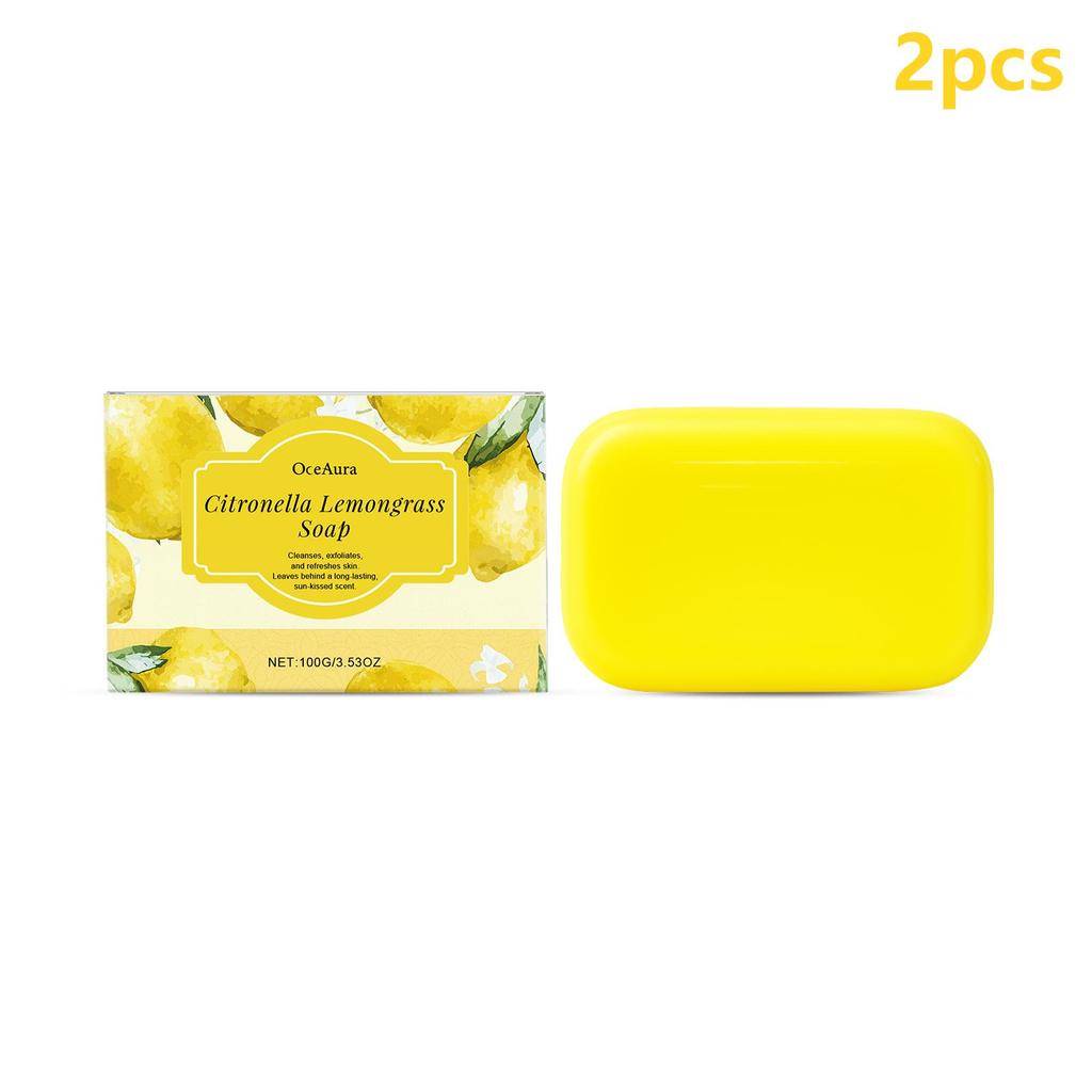 Citronella Lemongrass Soap Oil Control Refreshing Dead Skin Remover Moisturizing Skin Cleansing Products Exfoliating Bath Sponge
