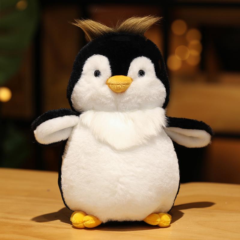 Peluche Pinguino Carino Animale di Peluche Realistico Bambola Morbida Giocattoli per Bambini Regalo di Compleanno Natale per Bambino Bambina