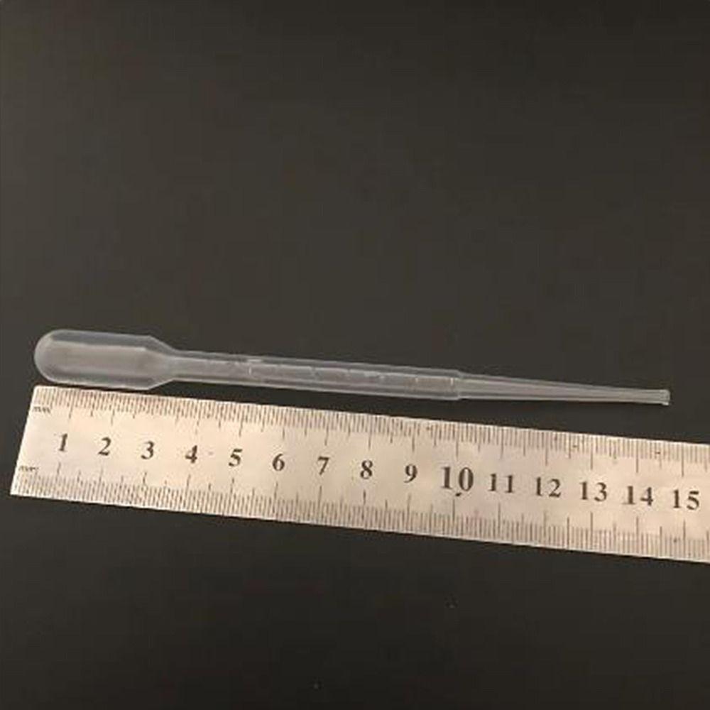 100Pcs Plastic Transfer Graduated Pipettes Clear Eye Dropper Set 2ml Liquid Dropper  Science and Lab