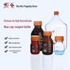 Borosilikatglas-Reagenzflasche mit GL45-Schraubverschluss