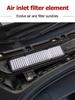 Car Air Condition Intake Filter Flow Vent Trim Dust Prevention Melt Blown Fabric Air Filter Intake for Tesla Model 3 2017-2020