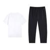 Li Ning Versatile Casual Short Sleeve Running Top Comfortable Quick Dry Long Pants Sports Set Unisex Sports Set W875-1+V811-1