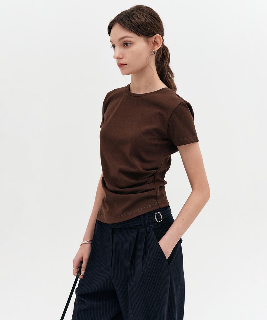 Lugkaeseuteu Zeze Unblance T-Shirt / Zeze Unblance T-Shirt_6Colors