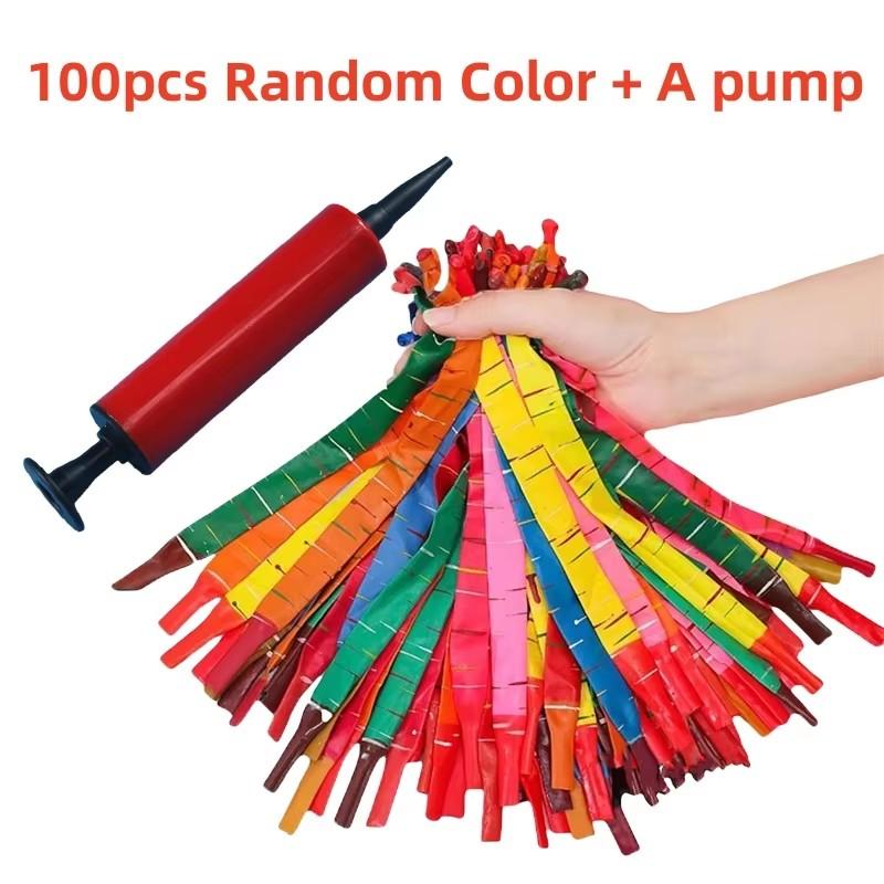 100 Pezzi Palloncini Divertenti a Forma di Razzo Urlando Colori Vivaci Palloncini Razzo Grandi Palloncini con Fischietto Volante Salgono Verso il Cielo Set di Giocattoli per Feste per Bambini