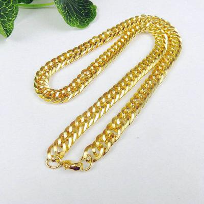 Trendy Exaggerated Geometric Lock Pendant Punk Street Rock Hip Hop Necklace Necklace