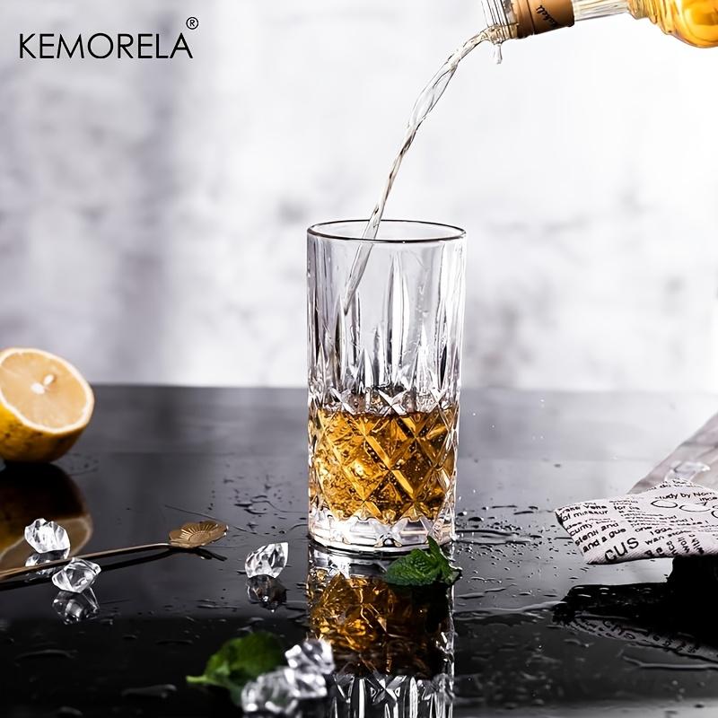 423ML Stemware 1/2 PCS Glass Cup Parties Glassware for Drinking Water Beer or Soda Stylish and Elegant Tableware Dishwasher