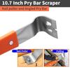 Pry Bar Stainless Steel Nut Crowbar with M4-M6 Hexagon Socket and Wrench Angle Head Nail Puller for Prying Lifting Pulling