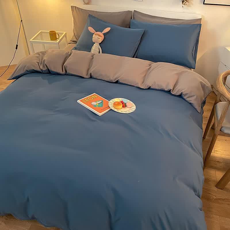 Nanjiren Brushed Polyester 4-Piece Bedding Set