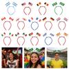 4pcs Matching Soccer Championship Headbands Comfortable Design Headddress For Game Night Parties Decoration