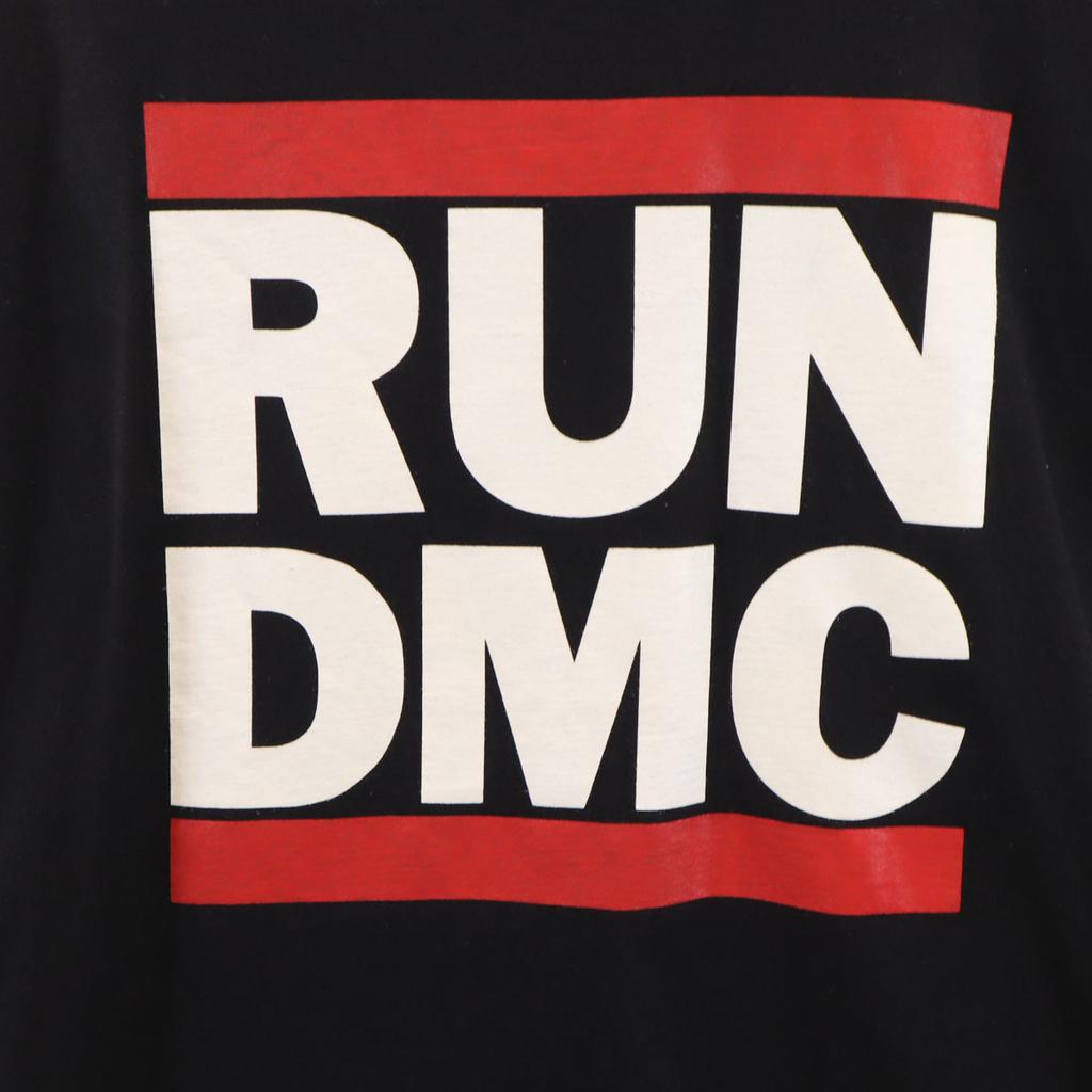 Hanes RUN DMC Short sleeve T-shirt M black Men's Used