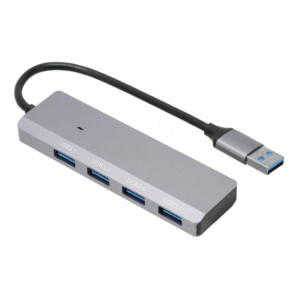 4 in 1 USB Hub Aluminum Alloy Fast Transmission Good Heat Dissipation USB 3.0 Port Expander Docking Station