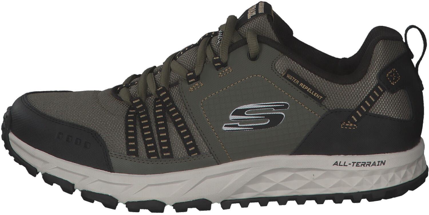 

Кроссовки Skechers Escape Plan оливковая кожа/черный 43