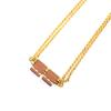 Pristine HERMES Necklace Charnier PM Serie gold Vaux Swift Leather Women Used
