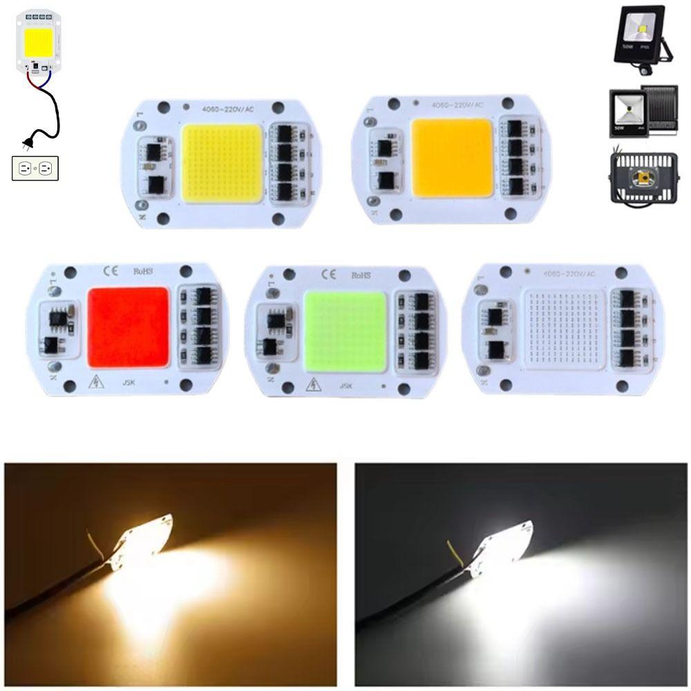 Durable 50W LED Lights Chip No Need Driver DIY COB Bead Bulb Chip for Garden Lighting Focus Spotlight Flood Lamp