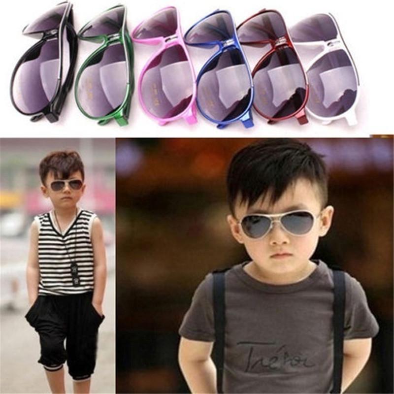 Child Cool Children Boys Girls Kids Plastic Frame Sunglasses Goggles